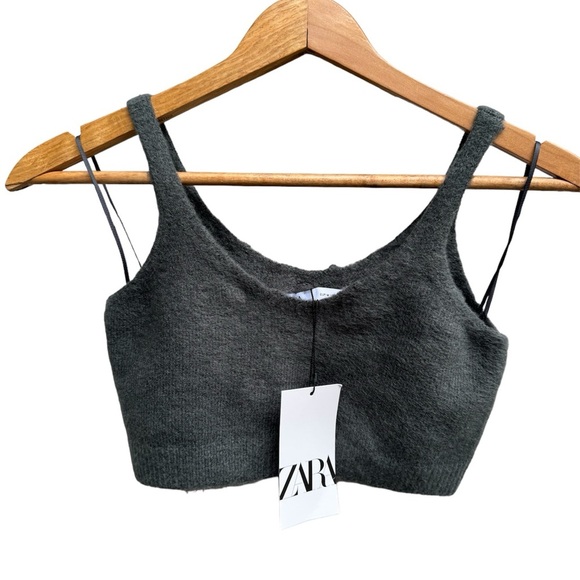 Zara Sweaters - Zara Grey Sweater Tank Top Size Medium